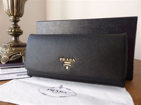 prada saffiano continental wallet price